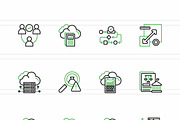 25 FinOps & Cloud Cost Icons., an Outline Icon by IconBunny (Thumbnail 2 of 2)