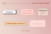 Digitally Pink Youtube Branding Kit, a Social Media Template by Tangerine Nation (Thumbnail 16 of 16)