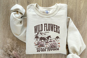 Wild Horses Wildflowers PNG, an Illustration by SharpMarketplace (Thumbnail 8 of 9)