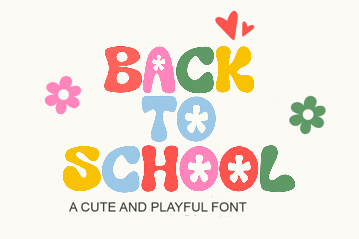 Back To School, a Script Font by InermediaSTUDIO (Photo 1 of 8)