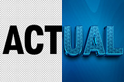 Actual 3D editable text effect, a Layer Style Add-On by Hello Muh (Thumbnail 2 of 2)