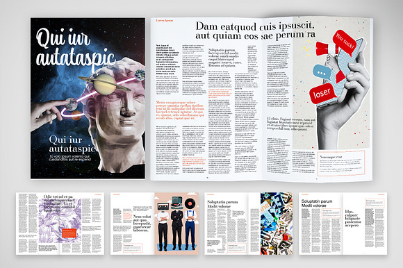 Creative Magazine Template preview 6
