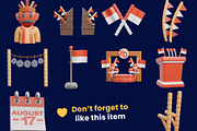 Indonesia Independence Day 3D Icon, a Characters & Person 3D Model by orenjidesign (Thumbnail 7 of 8)
