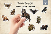 Witchcraft Totem Animals Clipart, a Decorative Illustration by Print Haven Mochi Vintage (Thumbnail 3 of 6)