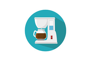 Coffee Machine Isolated Icon