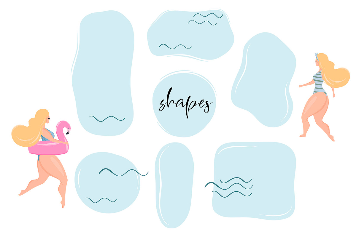 Take me to the ocean. Graphic set, a Decorative Illustration by CallMeStasia (Photo 11 of 12)