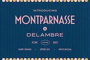 Montparnasse & Delambre Sans Duo, a Sans Serif Font by pixelbuddha.net (Thumbnail 1 of 8)