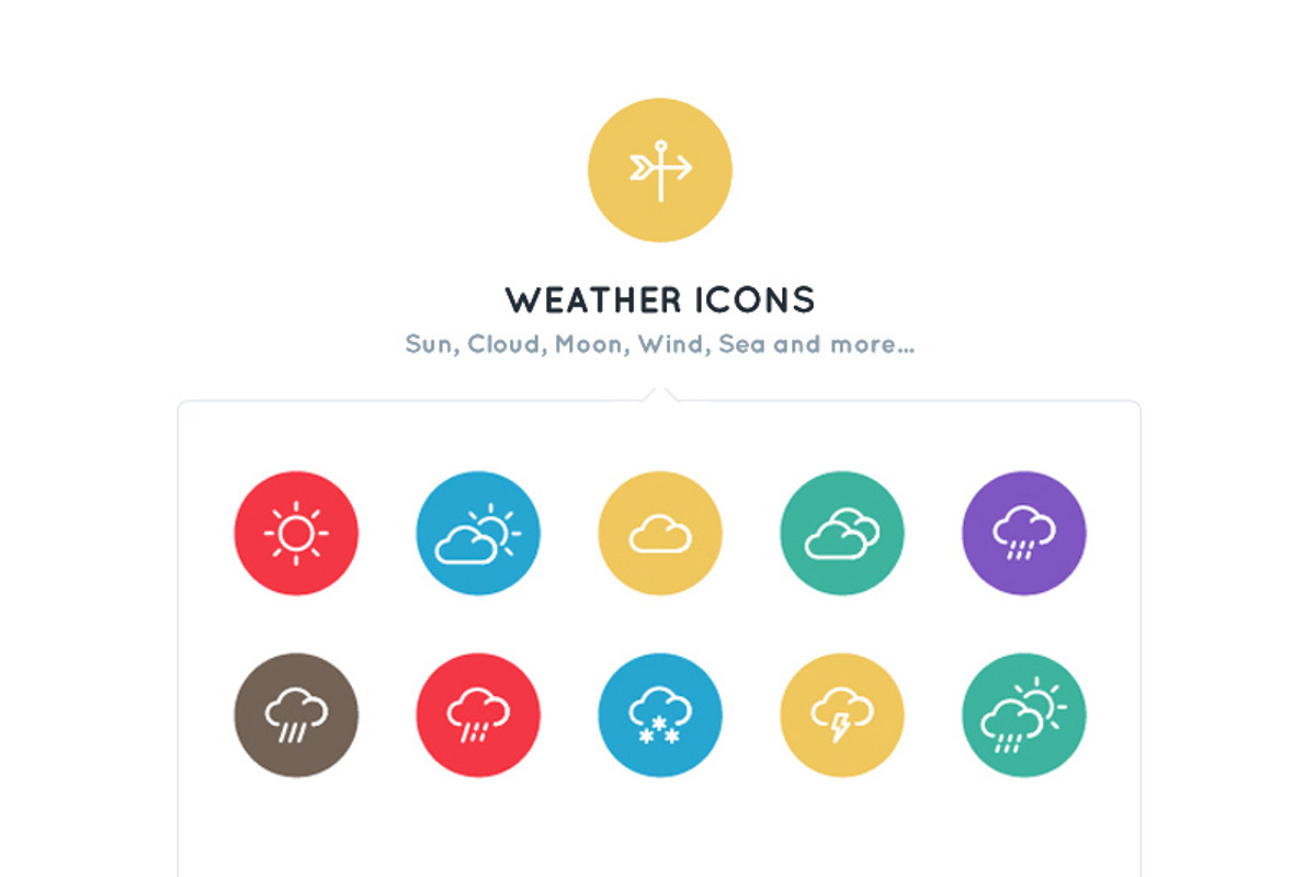 740+ Line Icons, an Outline Icon by vuuuds (Photo 4 of 5)