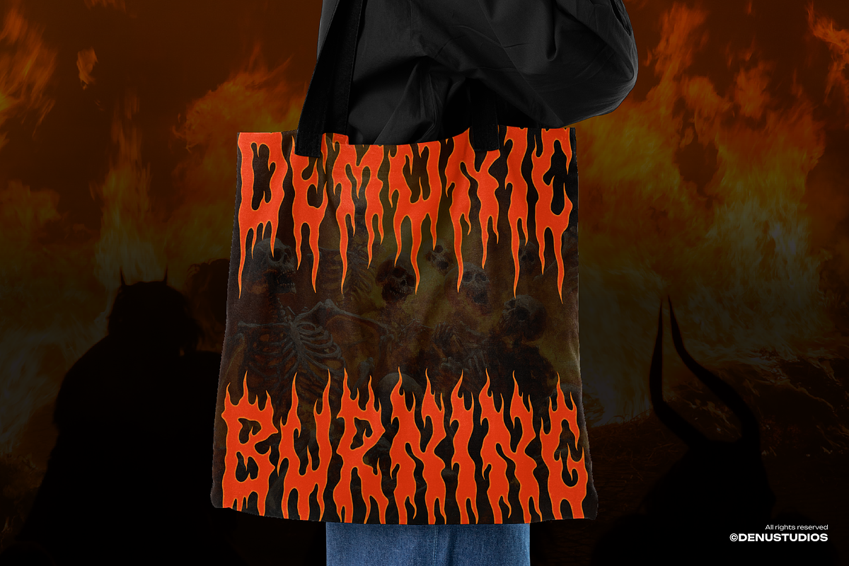 Huruhara | Black Metal Font, a Blackletter Font by Denustudios (Photo 6 of 12)