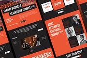Business Conference Landing Page, a Landing Page Template by Dirtytemp Studio (Thumbnail 6 of 6)