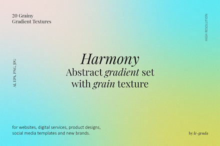 20 Harmony Gradients Set