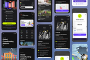 Filllo Crowdfunding App UI Kit, an UI Kit Template by floxui (Thumbnail 8 of 8)