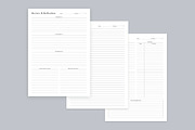 Generic Planning Pages Set V-16, a Stationery Template by shahsoft (Thumbnail 2 of 3)