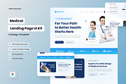 Health Hub - Medical Landing Page, a Landing Page Template by SquidPixey (Thumbnail 1 of 5)