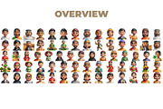 150 Animoji-Style Avatars: Asian, a Characters & Person 3D Model by Dimas Rizki Pratama (Thumbnail 4 of 5)