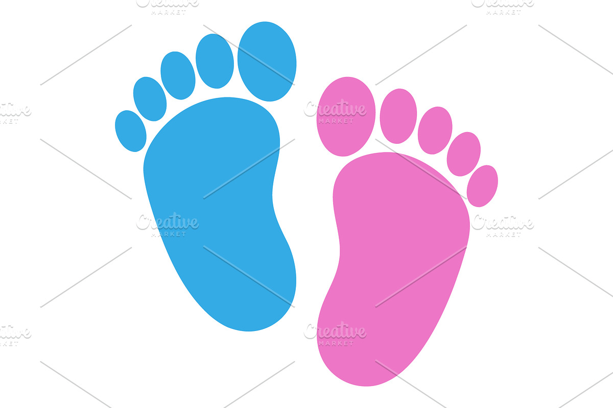 Baby feet, an Illustration by Mark1987
