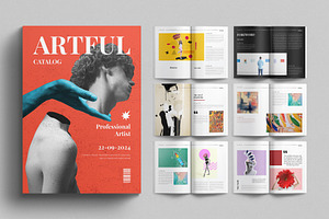 Artfull Catalog Design Template