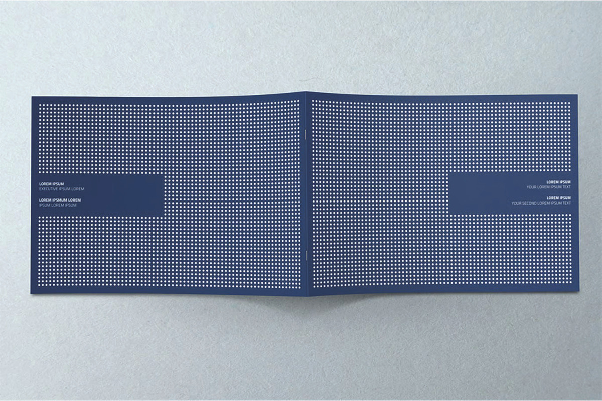 Horizontal A4 Brochure Mockup, an Advertising Mockup by DesignRushMarket (Photo 3 of 8)