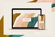 Hand-Painted Abstract Watercolor, a Texture Graphic by Basia Stryjecka (Thumbnail 25 of 28)