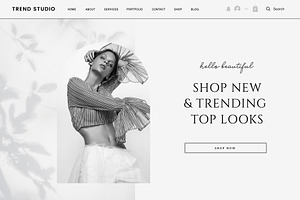 Ecommerce Wix Website Template