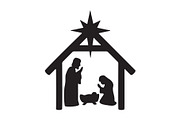 Simple and Clean Christmas Nativity, a Graphic by PinkHouseCollection (Thumbnail 3 of 3)