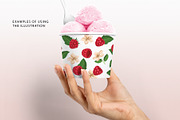 Delicious raspberries vector set, a Graphic by natamastery (Thumbnail 7 of 8)