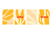 Organic abstract posters designs set, a Decorative Illustration by Good Studio (Thumbnail 3 of 8)