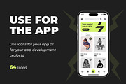 Interface icon set for app /web, an Outline Icon by lekseo studio (Thumbnail 2 of 8)