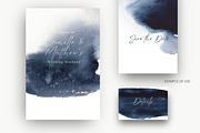 Navy Blue Watercolor Washes, a Texture Graphic by Kolorata Art (Thumbnail 5 of 5)