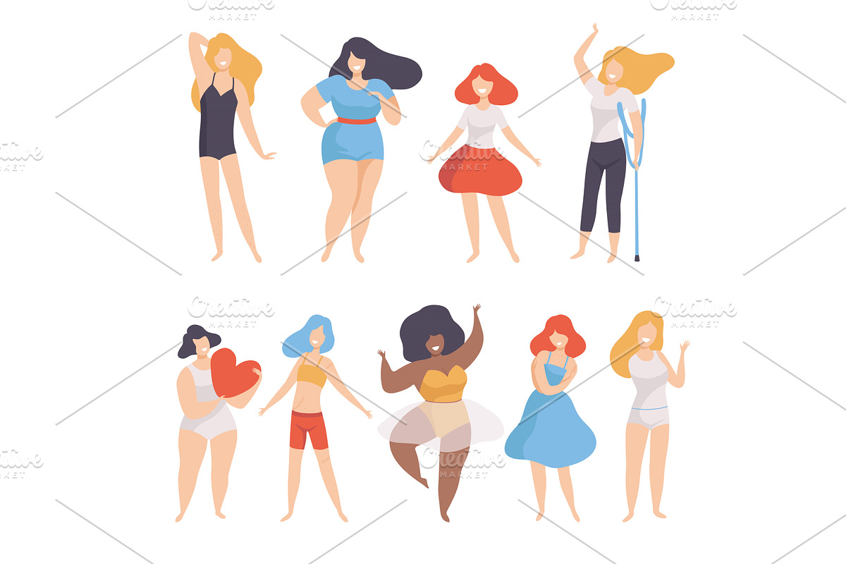 Collection of Women of Different, a Person Illustration by TopVectors
