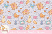 Cute Seamless Pattern Pastel Magic, a Texture Illustration by CpSnowy (Thumbnail 1 of 5)