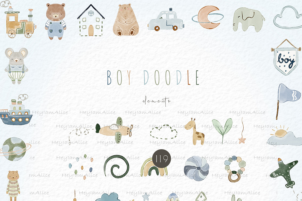 Boy Doodle, a Decorative Illustration by heyiamalice (Photo 6 of 20)