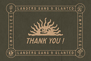LANDERS DISPLAY TYPEFACE, a Font by Cmptrules (Thumbnail 6 of 6)