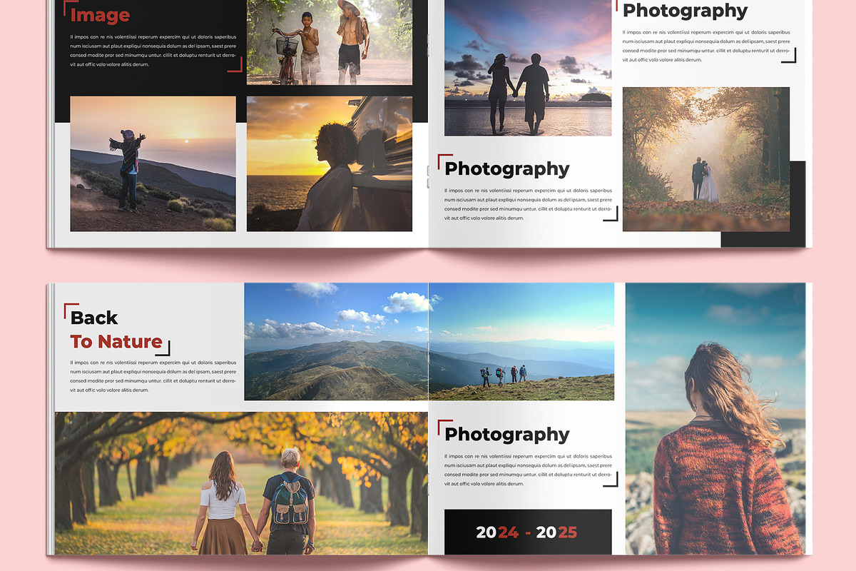 Creative Photobook Design Layout, a Magazine Template by MightyDesign (Photo 5 of 9)
