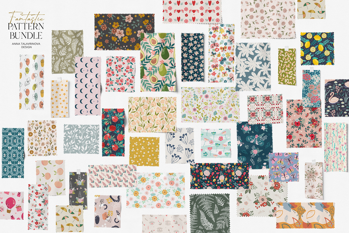 Fantastic Pattern Bundle, a Pattern Graphic by Cozy pattern shop (Photo 4 of 9)