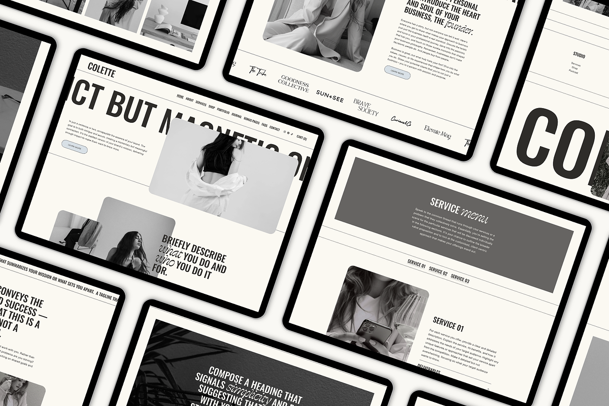 Squarespace Website Template Colette, a Squarespace Template by Candor Templates (Photo 11 of 20)