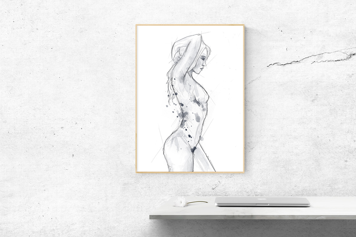Illustration of sexy sensual woman, an Illustration by visual.addiction (Photo 1 of 7)