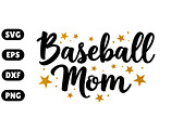 Baseball Mom – SVG Cut File & PNG, an Illustration by Awieee1 (Thumbnail 1 of 4)