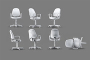 Office Chair Mock-Up, a Product Mockup by DesignRushMarket (Thumbnail 2 of 6)