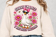 Funny Goose Dilly Dallying PNG, a Seasonal Illustration by Canvas Craft (Thumbnail 5 of 6)
