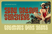 Callidryas Groovy Font, a Sans Serif Font by Gleb Guralnyk (Thumbnail 3 of 8)