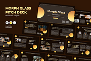 Morph Glass Pitch Deck Google Slides, a Presentation Template by Iqsiart Studio (Thumbnail 1 of 3)