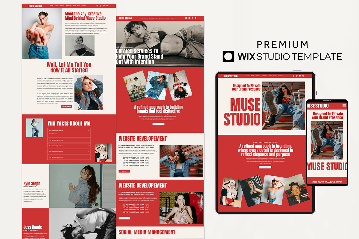 Bold Wix Studio Website Template, a Wix Template by AdvertFox (Photo 6 of 10)