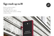 50 sign facade signboard logo mock, a Product Mockup by PrintPixel (Thumbnail 20 of 53)