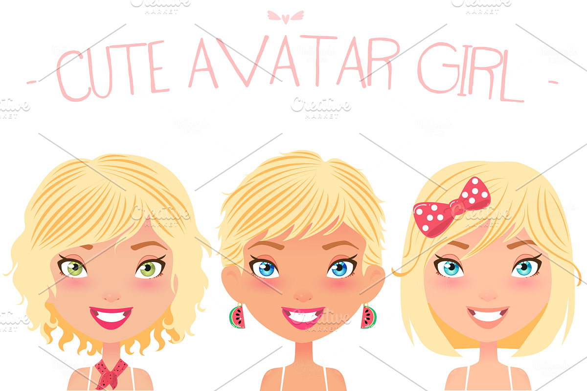 - Cute Vector Girl -, an Illustration by Melisende Vector