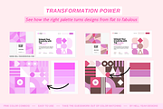 Pink Color Palettes Themes & Shades, a Palette Add-On by Hell Yeah Designs (Thumbnail 7 of 10)