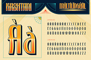 Kashtani, a Sans Serif Font by Burntilldead (Thumbnail 11 of 12)