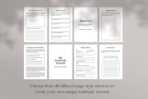 KDP Canva Template Gratitude Journal