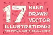 Vector Pasta Illustrations, an Illustration by No Good Company (Thumbnail 2 of 3)