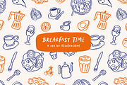 Breakfast food on seamless patterns, a Pattern Graphic by Good Studio (Thumbnail 1 of 11)